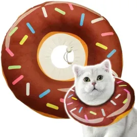 kolnierz-pooperacyjny-ochronny-dla-malego-psa-kota-pluszowy-donut-l-20-32cm