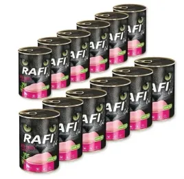karma-mokra-dla-kota-rafi-adult-z-indykiem-puszka-zestaw-12x400g