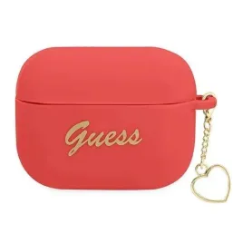 guess-guaplschsr-etui-do-airpods-pro-cover-czerwony-red-silicone-charm
