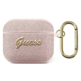 guess-gua3sasmp-etui-do-airpods-3-cover-rozowy-pink-saffiano-script-metal