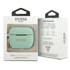 guess-guacapsilglgn-etui-do-airpods-pro-cover-zielony-green-silicone