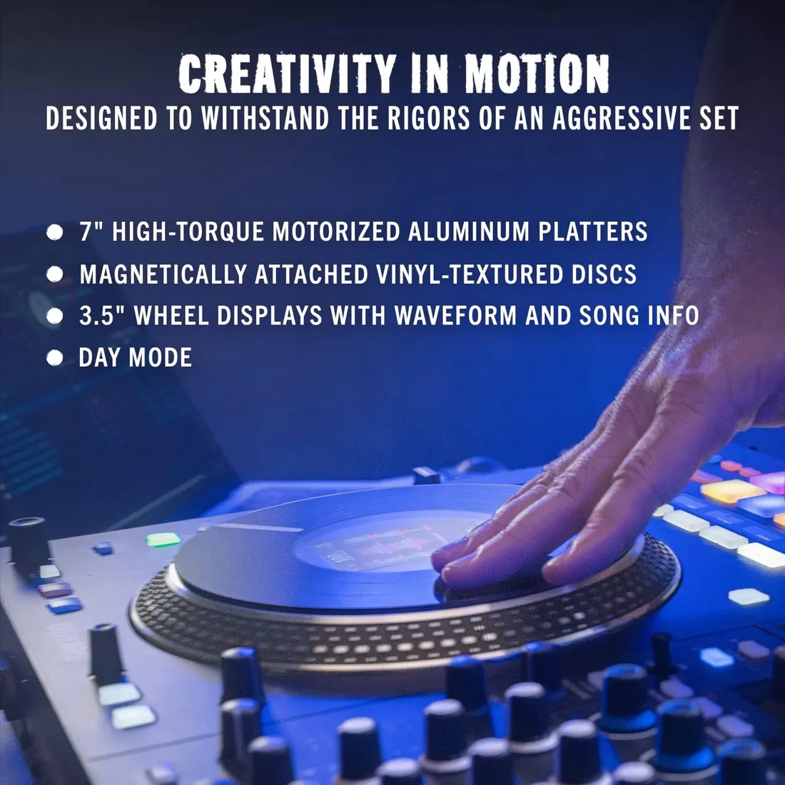 rane-performer-4-channel-motorized-dj-controller-7-platters-with-display