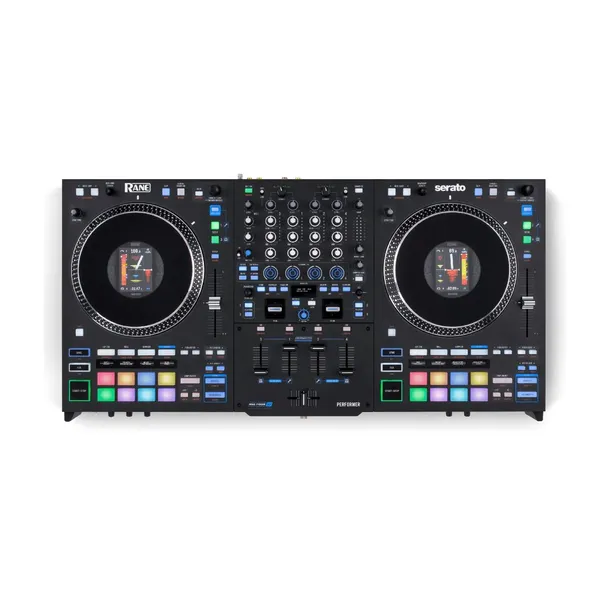 rane-performer-4-channel-motorized-dj-controller-7-platters-with-display-marka-rane