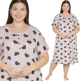 koszula-nocna-bawelniana-plus-size-krotki-rekaw