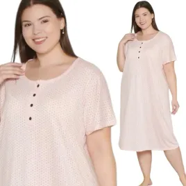 koszula-nocna-bawelniana-plus-size-krotki-rekaw