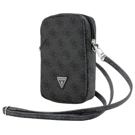 torebka-guess-zip-4g-triangle-czarny-na-regulowanym-pasku-do-telefonu