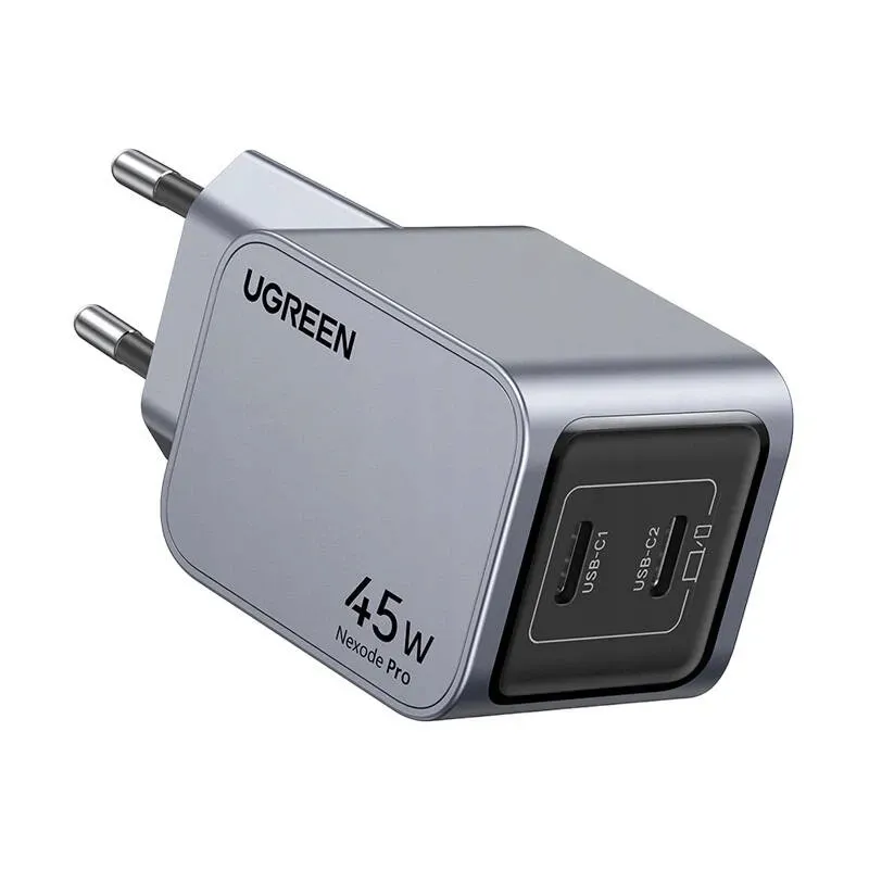 ladowarka-sieciowa-ugreen-nexode-pro-45w-2xusb-c-szara