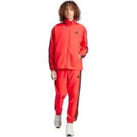 dres-meski-adidas-sportswear-basic-3-stripes-woven-czerwony-ji8851-m