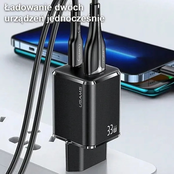 ladowarka-sieciowa-usb-c-usb-kabel-usb-c-lightning-stan-nowy