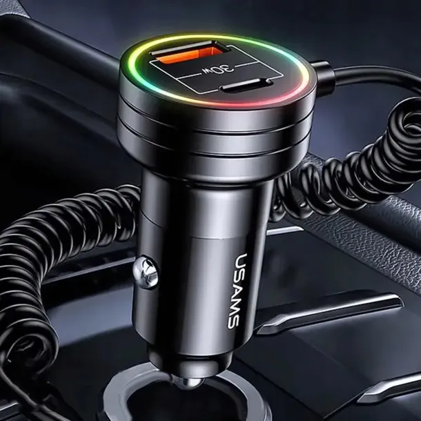 usams-ladowarka-samochodowa-2xusb-c-1xusb-a-60w-stan-nowy-kolor-czarny