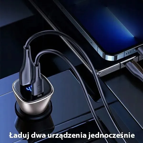 usams-ladowarka-samochodowa-c29-45w-2xusb-a-fast-stan-nowy
