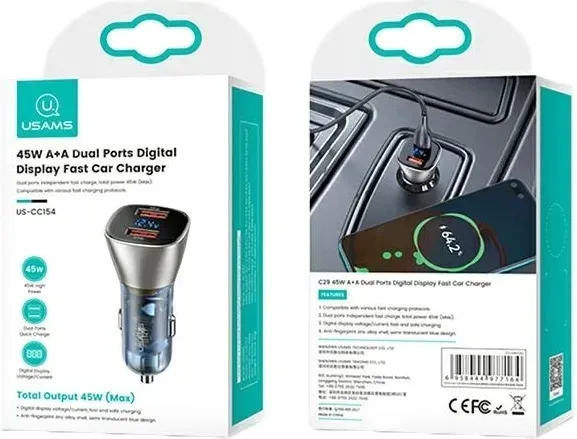 usams-ladowarka-samochodowa-c29-45w-2xusb-a-fast