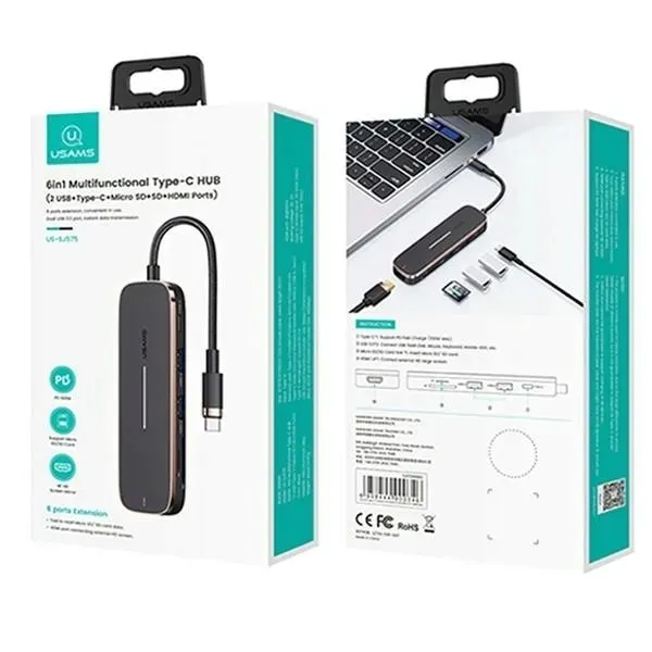 usams-adapter-hub-2xusb-usb-c-hdmi-micro-sd