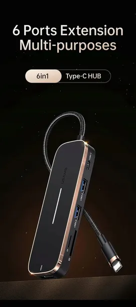 usams-adapter-hub-3xusb-usb-c-hdmi-waga-z-opakowaniem-0-15-kg-stan-nowy-marka-usams