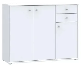 nowoczesna-komoda-net106-t2kk40-biala-dwie-szuflady-polki-forte