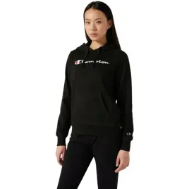 bluza-damska-champion-hooded-sweatshirt-czarna-118097-kk001-xs
