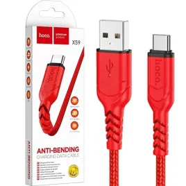 kabel-usb-typ-c-premium-oplot-czerwony-hoco-x59-1m-fast-charging-mocny
