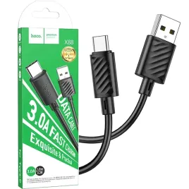 kabel-usb-typ-c-uniwersalny-czarny-hoco-x88-1m-fast-charging-mocny