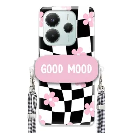 etui-do-xiaomi-redmi-note-14-5g-case-uchwyt-sznurek-kratka-czarno-bialy
