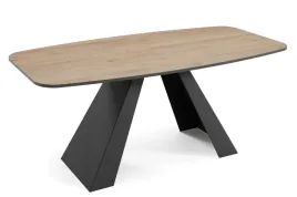 stol-rozkladany-myron-180-220-nogi-metal-trapez-blat-truffle-brown-davos