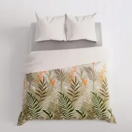 posciel-220x200-cm-zielone-liscie-100percent-bawelna-satynowa