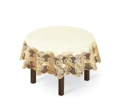 obrus-okragly-zakardowy-160cm-kolo-krem-zloty