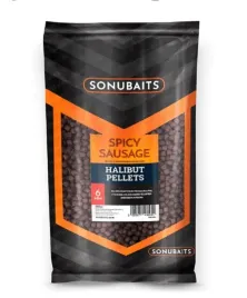 sonubaits-spicy-saucage-halibut-pellets-6mm-900g