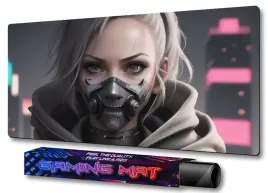 podkladka-na-biurko-dla-gracza-cybernetyczna-kobieta-city-gaming-pro-100x50