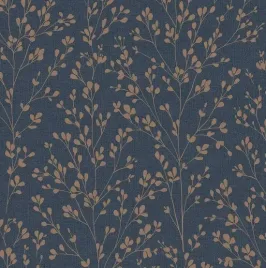 tapeta-dekoracyjna-galazki-listki-boho-granat-miedz-zmywalna