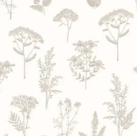 tapety-tapeta-na-sciane-kwiaty-ziola-liscie-boho-bez-ecru