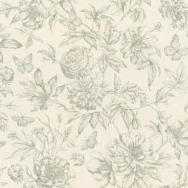 tapeta-na-flizelinie-kwiatowy-wzor-vintage-plotno-zielona-rasch