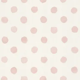 tapeta-dziecieca-kropki-groszki-rozowe-pink