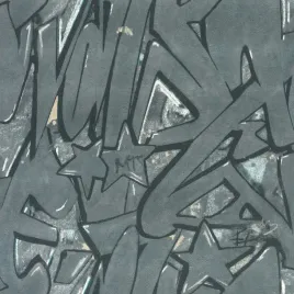 tapeta-scienna-mlodziezowa-graffiti-szare-wzor-napisy-matowa-papierowa