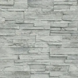 tapeta-mur-lupek-kamien-szary-3d-winylowa