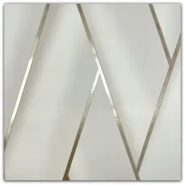 Zdjęcie produktu TAPETY TAPETA 3D BIAŁA ZŁOTA JODEŁKA GEOMETRYCZNA