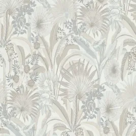 tapety-tapeta-liscie-kwiaty-szare-bezowe-winylowa