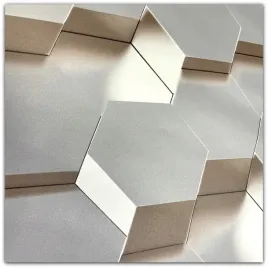 tapety-tapeta-3d-hexagon-figury-geometryczne-szara