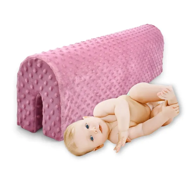 Ochraniacz piankowy na łóżko barierkę do łóżeczka różowy 120 cm Dreamland