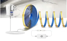 tasma-cob-led-12v-zestaw-100-cm-zasilacz-wlacznik-dotykowy-sciemniacz