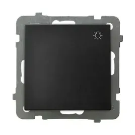 ospel-as-przycisk-lacznik-zwierny-swiatlo-czarny-metalik-lp-5g-m-33