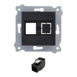 exen-gniazdo-komputerowe-1xrj45-kat-5e-czarny-wtyk-utp-czarny-metalik-diy