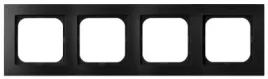 ospel-as-ramka-poczworna-czarny-metalik-r-4g-33