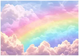 fototapeta-dla-dzieci-tecza-chmury-pokoj-dzieciecy-tapeta-flizelina-400x280