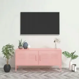 szafka-pod-telewizor-rozowa-105x35x50-cm-stalowa-lumarko