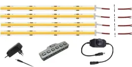 tasma-cob-led-12v-4-x-50-cm-ze-sciemniaczem-i-zasilaczem-komplet