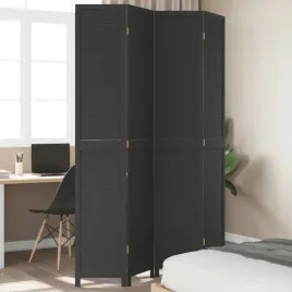 parawan-pokojowy-4-panelowy-czarny-lite-drewno-paulowni-lumarko