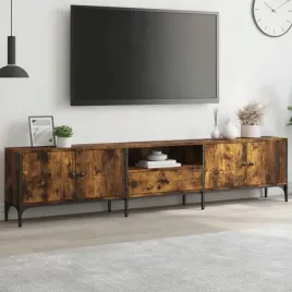 szafka-pod-tv-z-szuflada-przydymiony-dab-200x25x44-cm-lumarko