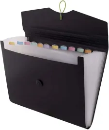 segregator-harmonijkowy-czarny-a4