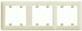 hager-ramka-potrojna-lumina-pozioma-kremowa-wl5231