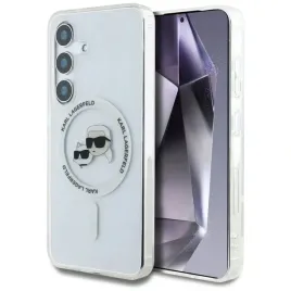 etui-karl-lagerfeld-magsafe-do-samsung-galaxy-s25-bialy-print-logo